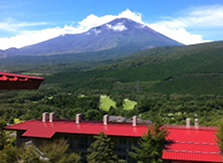 須走からの富士山、迫力が違います。